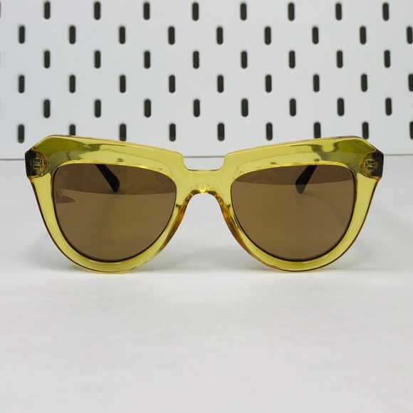 KOMONO sunglasses cat eye Stella Cider Black gold - Picture 5 of 9